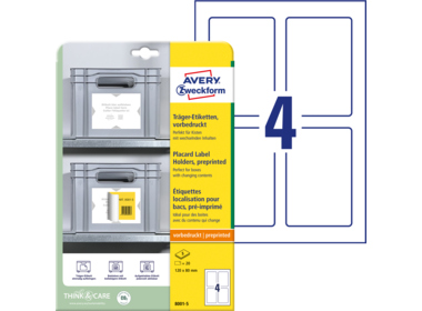 Avery Zweckform Trägeretiketten 8001-5 120x80mm 20St.