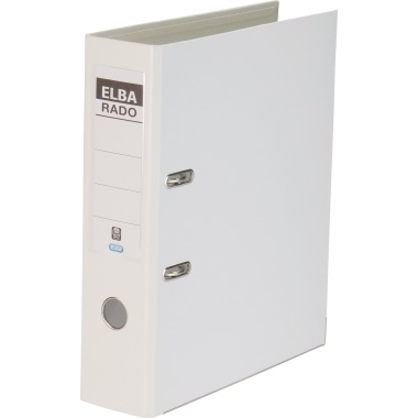 ELBA Ordner ELBAradoplast 100022632 DIN A4 80mm PVC weß