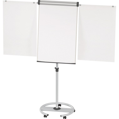 MAUL Flipchart MAULsolid 6372882 66x97cm Rundfuß 2 Papierhalter