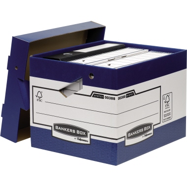 Bankers Box Archivbox Ergo Box Heavy Duty 0038801 blau