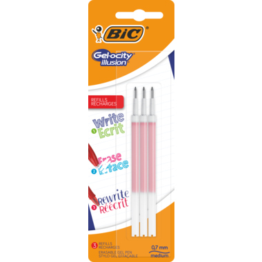 BIC Gelmine Gel-ocity Illusion 505383 rt 3St.