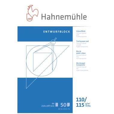 Hahnemühle Skizzenblock FineArt 10622701 DIN A4 110/115g 50Blatt