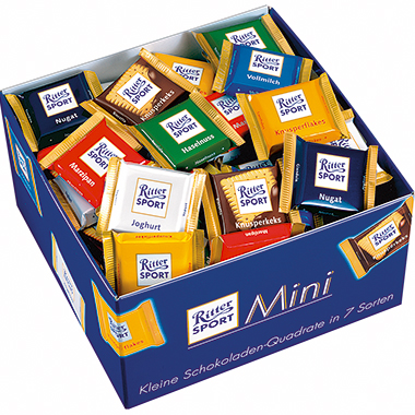 Ritter Sport Schokolade Mini 249584 84 St./Pack.