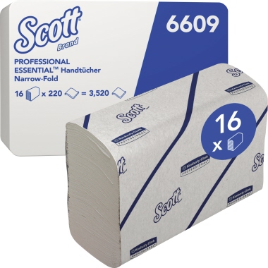 Scott Papierhandtuch Essential 6609 2lg. ws 16x220Bl.