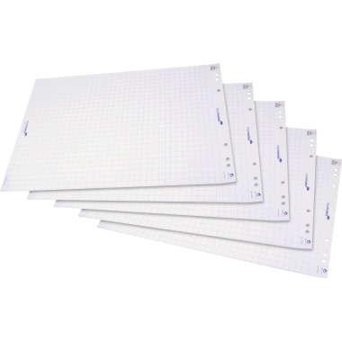 Legamaster Flipchartpapier 7-156500 98x65cm 20Bl. kariert 5 St./Pack.