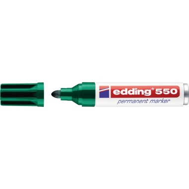 edding Permanentmarker 550 4-550004 3-4mm Rundspitze nachfüllbar gn