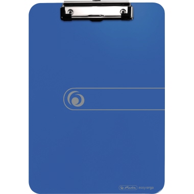 Herlitz Klemmbrett 11226396 DIN A4 PS opak blau