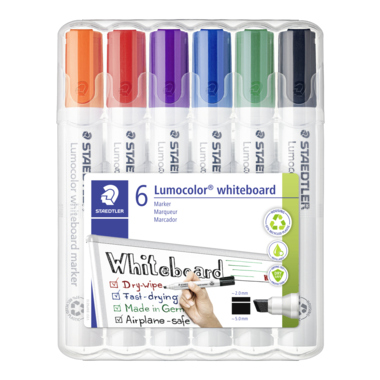 STAEDTLER Whiteboardmarker Lumocolor 351 B WP6 6 St./Pack.