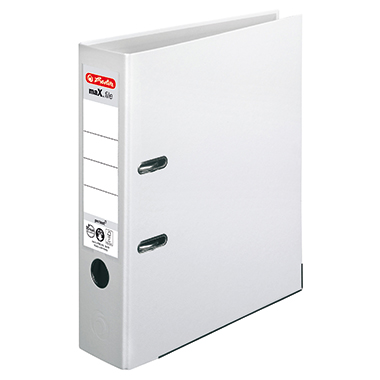 Herlitz Ordner maX.file protect 5480710 DIN A4 80mm PP weiß