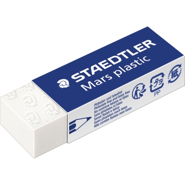 STAEDTLER Radierer Mars plastic 526 50 65x13x23mm PVC weiß