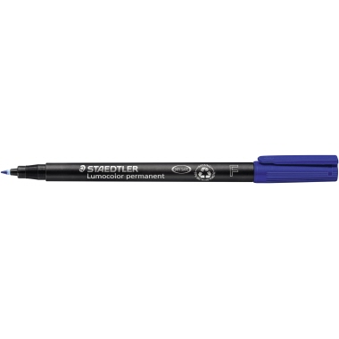 STAEDTLER Folienstift Lumocolor 318-3 0,6mm permanent blau