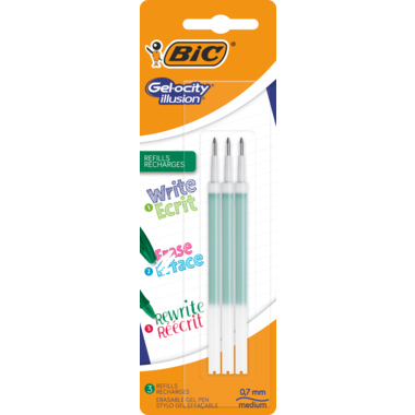 BIC Gelmine Gel-ocity Illusion 505382 gn 3St.