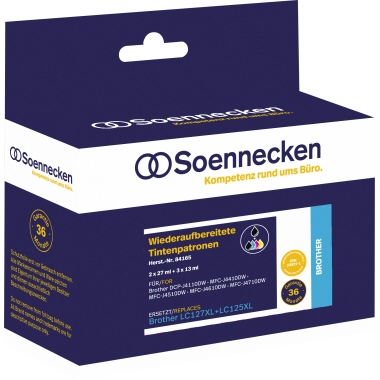 Soennecken Tintenpatrone 84165 wie Brother LC127XL 5 St./Pack.