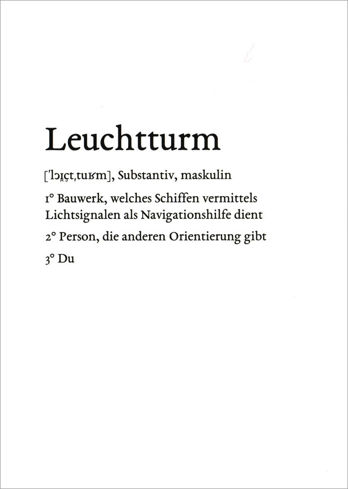 Lexikarte "Leuchtturm" Lexikarte "Leuchtturm"