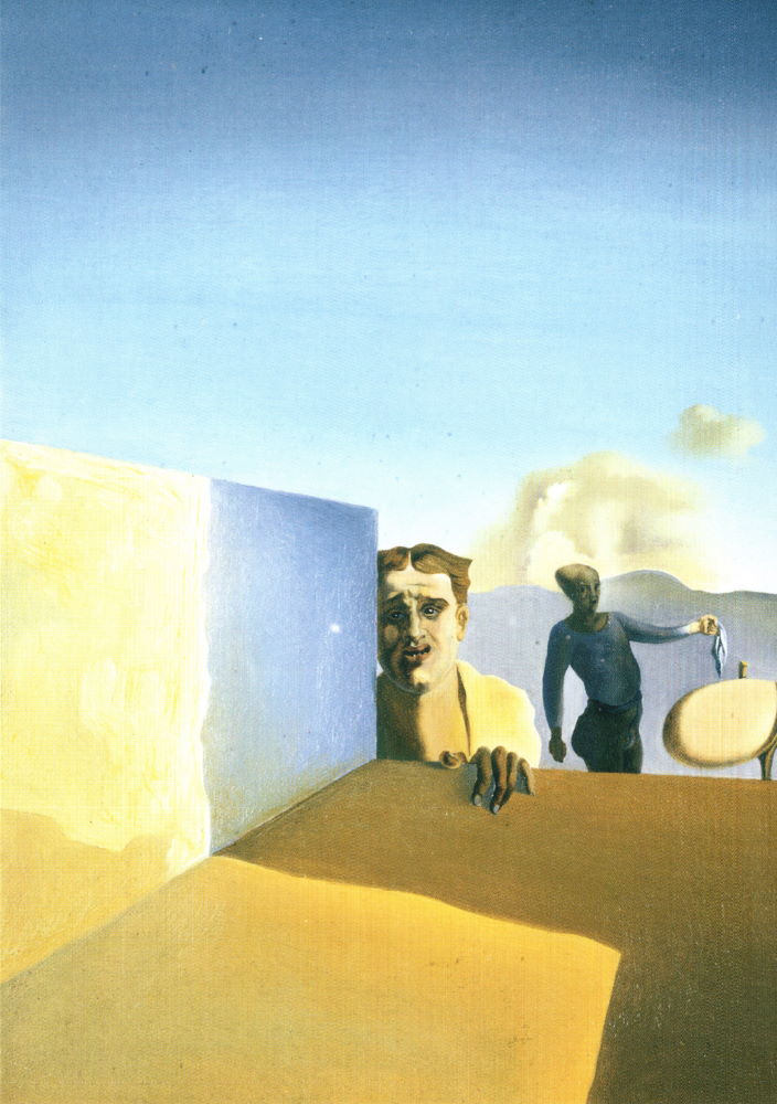 Kunstkarte Salvador Dalí "Durch die Beständigkeit des Wetters gequälte Barbier" Kunstkarte Salvador Dalí "Durch die Beständigkeit des Wetters gequälte Barbier"