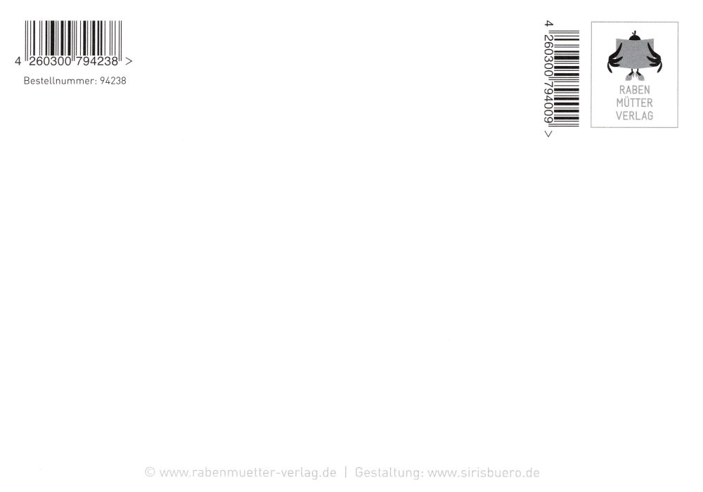 Postkarte "Frauen vergessen nicht. Sie archivieren." (Rückseite)