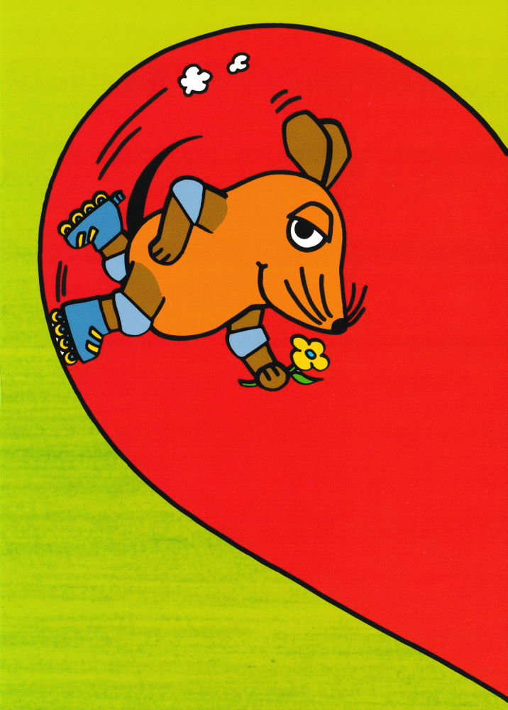 Postkarte "Sendung mit der Maus: Starschnitt Herz I" Postkarte "Sendung mit der Maus: Starschnitt Herz I"