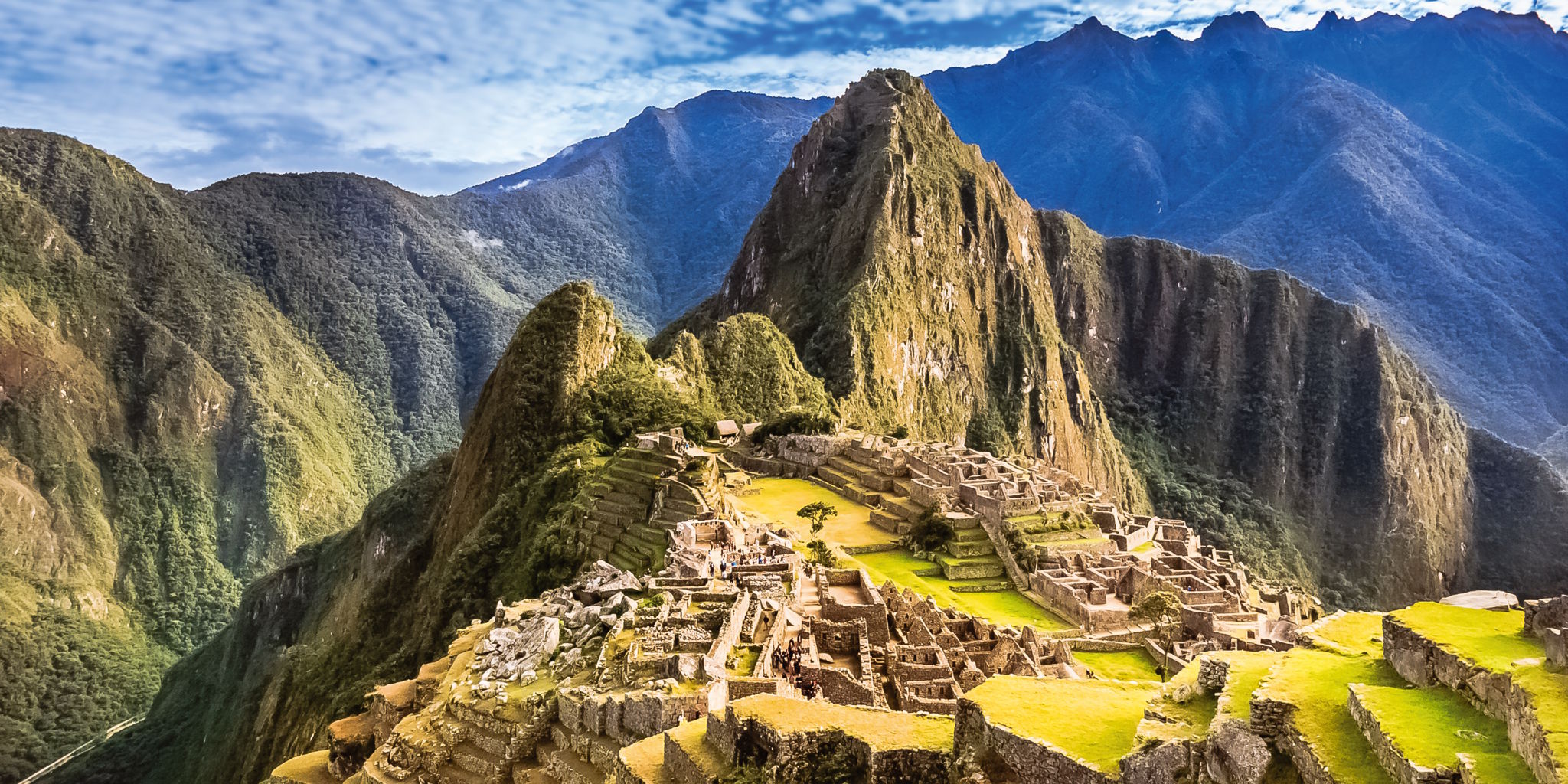 Panorama-Postkarte Faszination Erde "Machu Picchu"