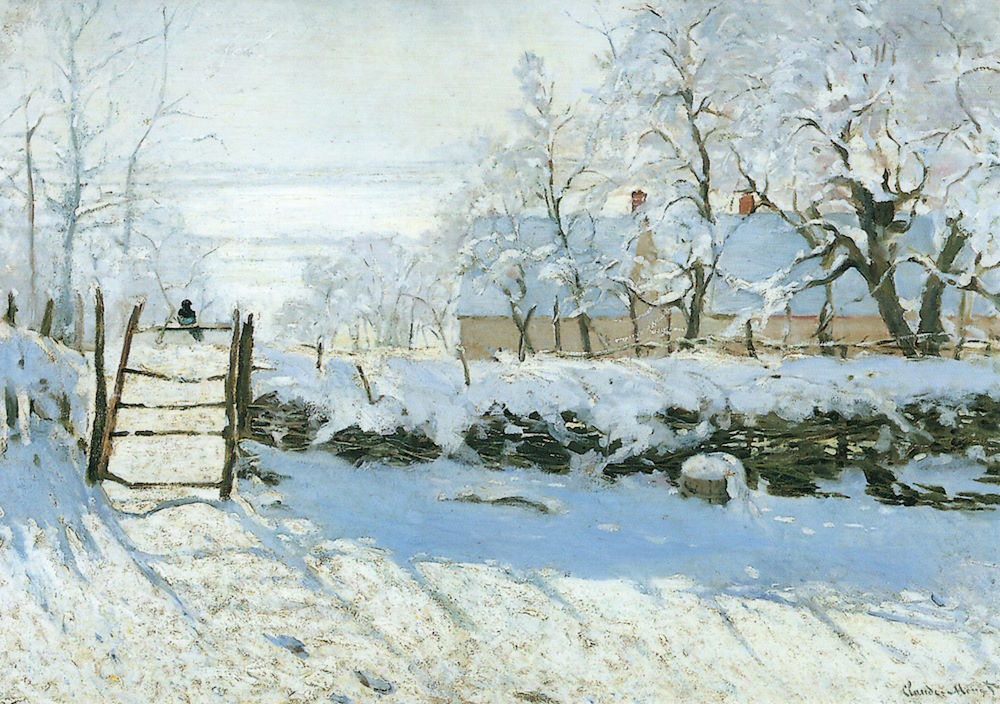 Kunstkarte Claude Monet "Die Elster" Kunstkarte Claude Monet "Die Elster"