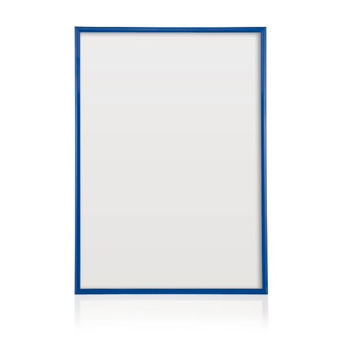 Alurahmen STANDARD, 13 x 18 cm, blau glanz