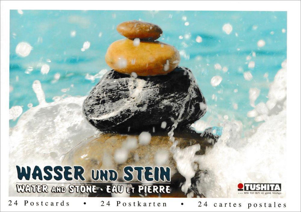 Postkartenbuch "Wasser und Stein" mit 24 Motiven