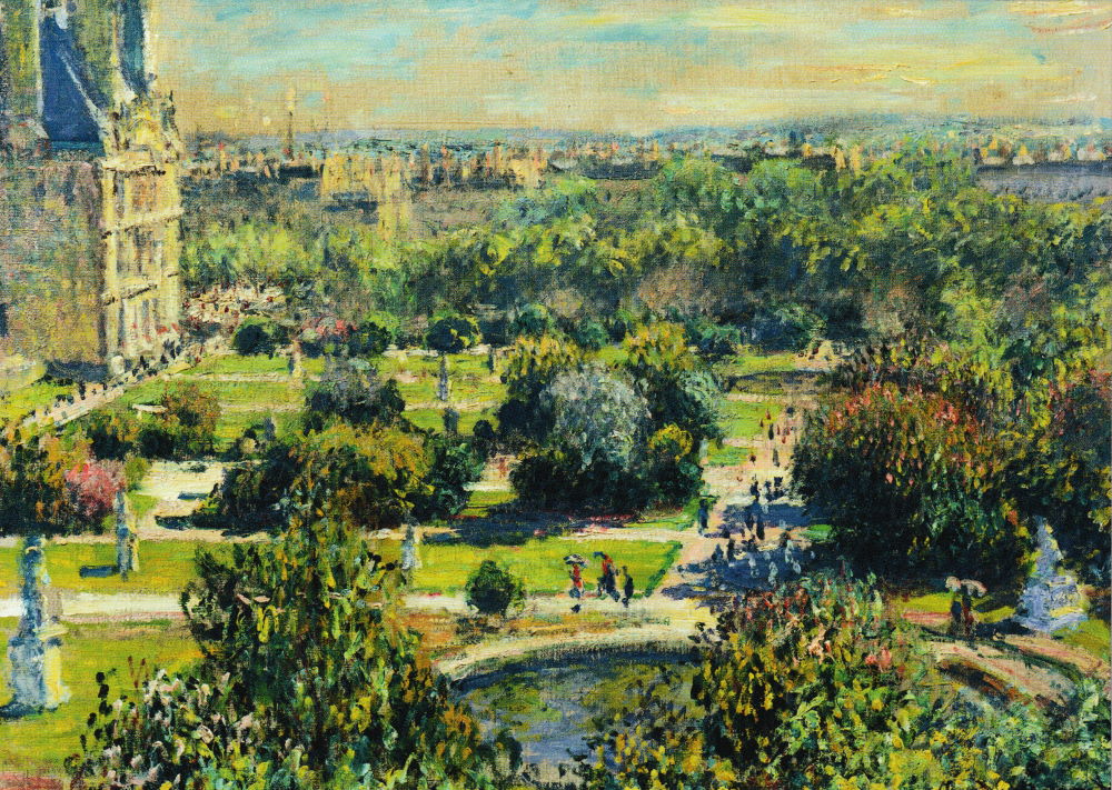 Kunstkarte Claude Monet "Blick auf den Tuilerien-Garten in Paris" Kunstkarte Claude Monet "Blick auf den Tuilerien-Garten in Paris"