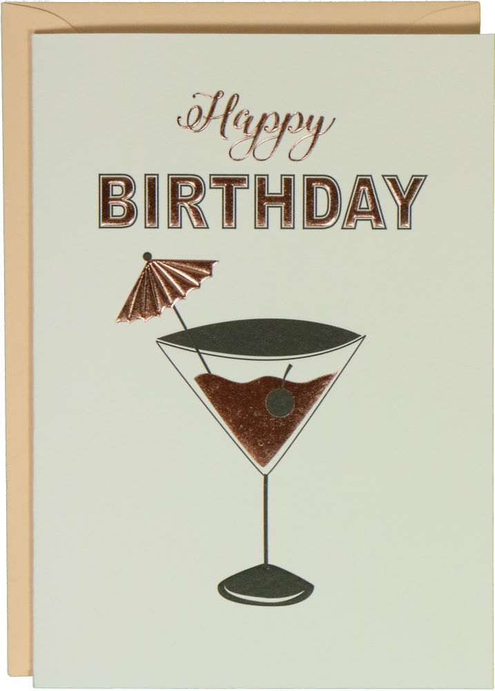 Glückwunschkarte Geburtstag: Donna May Happy Birthday - Let's party!