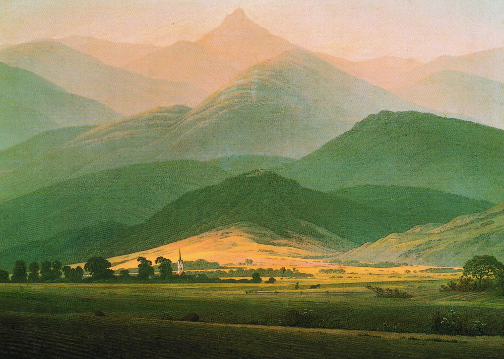 Kunstkarte Caspar David Friedrich "Berglandschaft" Kunstkarte Caspar David Friedrich "Berglandschaft"