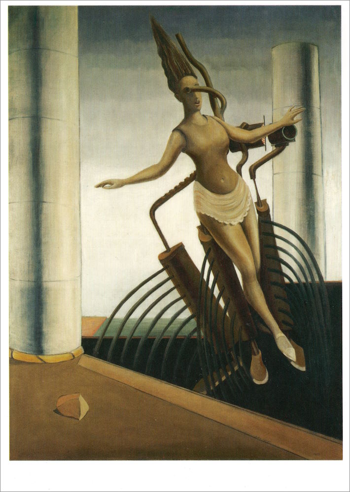 Kunstkarte Max Ernst "La femme chancelante"