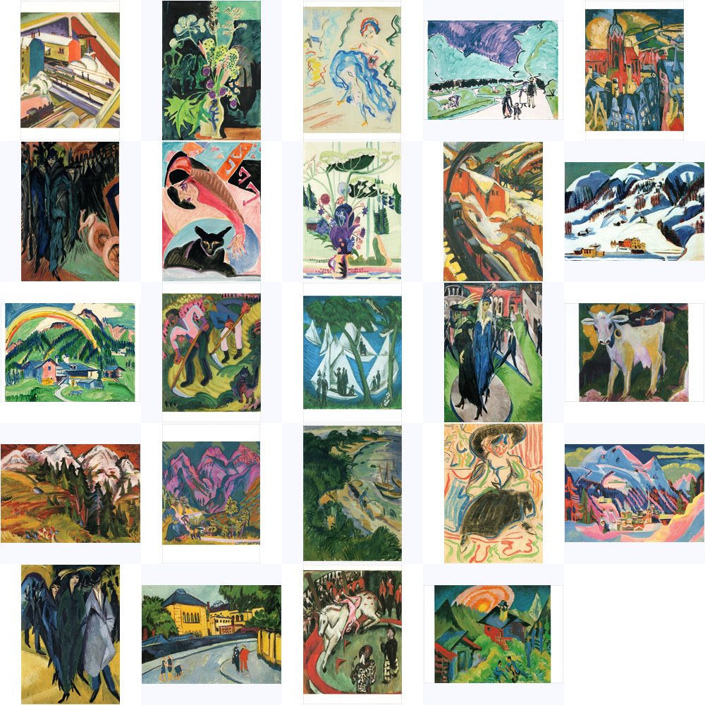 Kunstkarten-Komplett-Set Ernst Ludwig Kirchner Kunstkarten-Komplett-Set Ernst Ludwig Kirchner