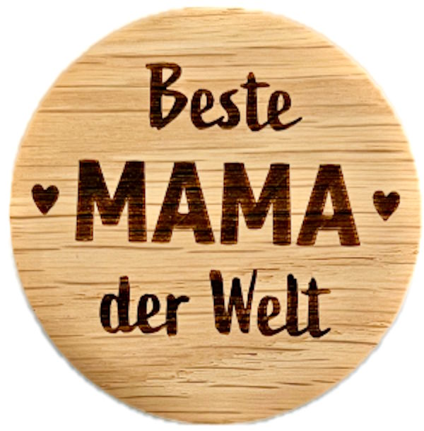 Holzmagnet "Beste MAMA der Welt"