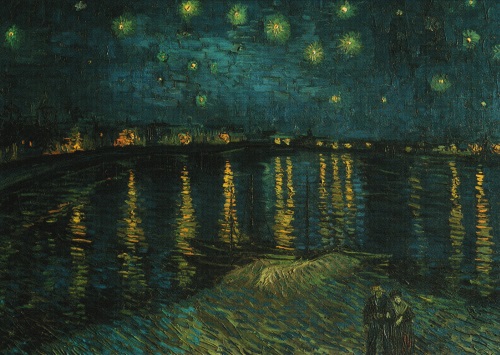 Kunstkarte Vincent van Gogh "Die Sternennacht"