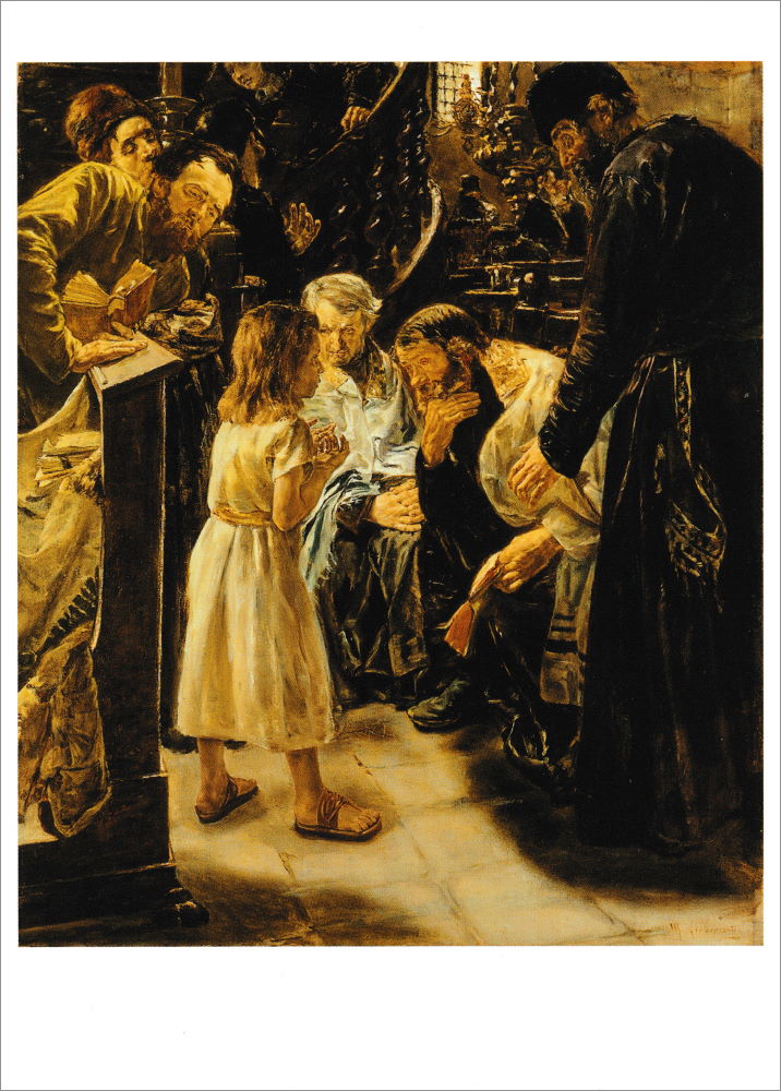 Kunstkarte Max Liebermann "Der zwölfjährige Jesus im Tempel" Kunstkarte Max Liebermann "Der zwölfjährige Jesus im Tempel"