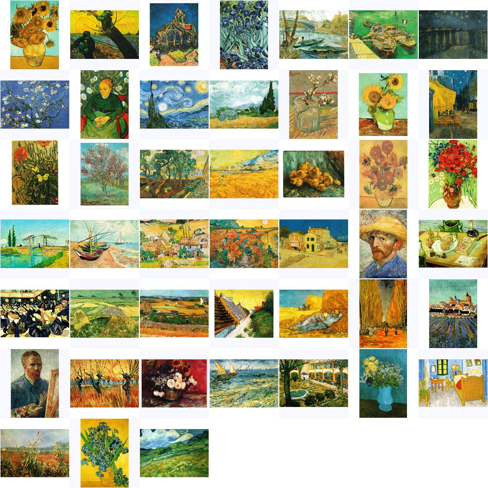 Kunstkarten-Komplett-Set Vincent van Gogh