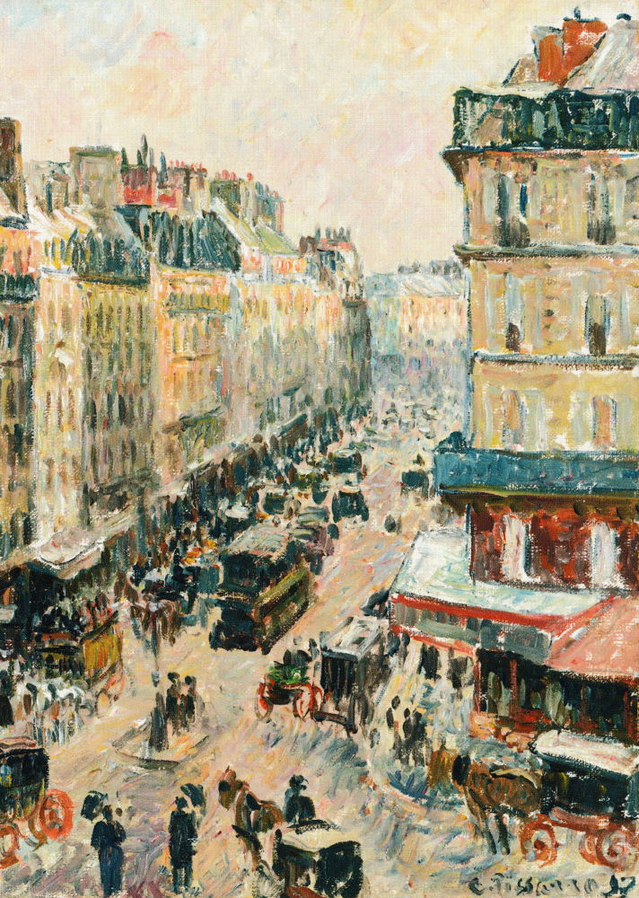 Kunstkarte Camille Pissarro "Rue Saint-Lazare" Kunstkarte Camille Pissarro "Rue Saint-Lazare"