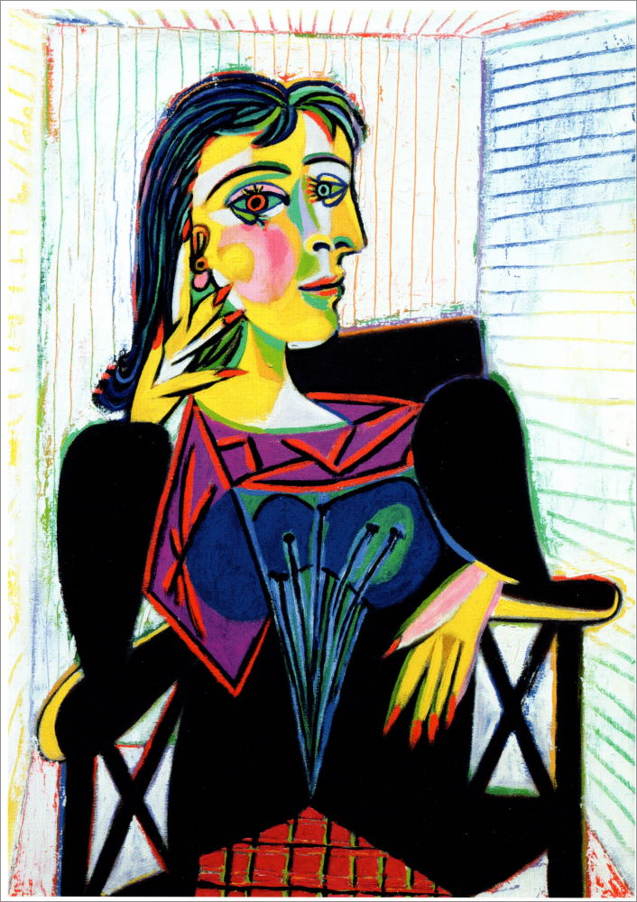 Kunstkarte Pablo Picasso "Portrait Dora Maar" Kunstkarte Pablo Picasso "Portrait Dora Maar"