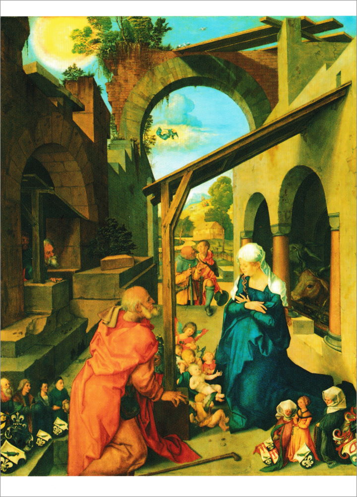Kunstkarte Albrecht Dürer "Die Geburt Christi" Kunstkarte Albrecht Dürer "Die Geburt Christi"