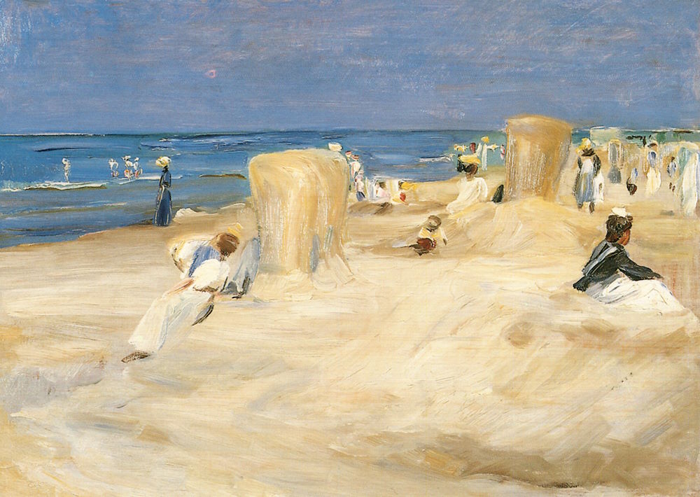 Kunstkarte Max Liebermann "Am Strand von Noordwijk" Kunstkarte Max Liebermann "Am Strand von Noordwijk"