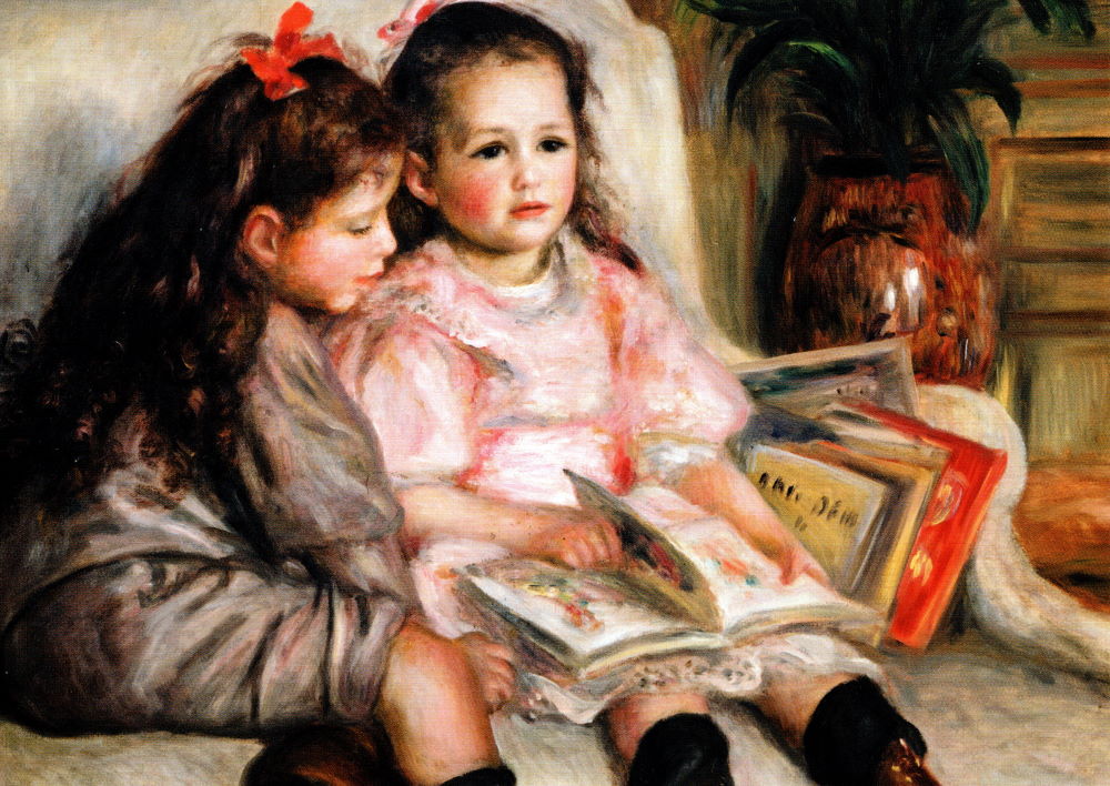Kunstkarte Pierre Auguste Renoir "Kinderportrait" Kunstkarte Pierre Auguste Renoir "Kinderportrait"