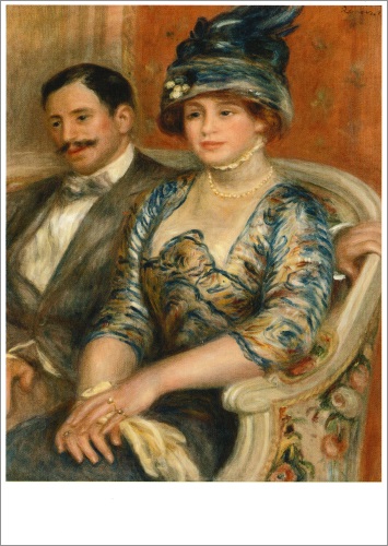Kunstkarte Pierre Auguste Renoir "Monsieur und Madame Bernheim de Villers" Kunstkarte Pierre Auguste Renoir "Monsieur und Madame Bernheim de Villers"