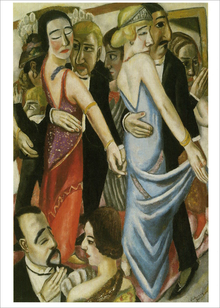Kunstkarte Max Beckmann "Tanz in Baden-Baden" Kunstkarte Max Beckmann "Tanz in Baden-Baden"