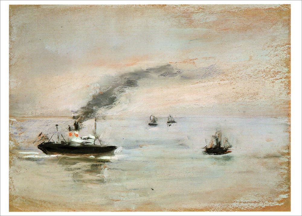Kunstkarte Max Liebermann "Regenstimmung an der Elbe" Kunstkarte Max Liebermann "Regenstimmung an der Elbe"