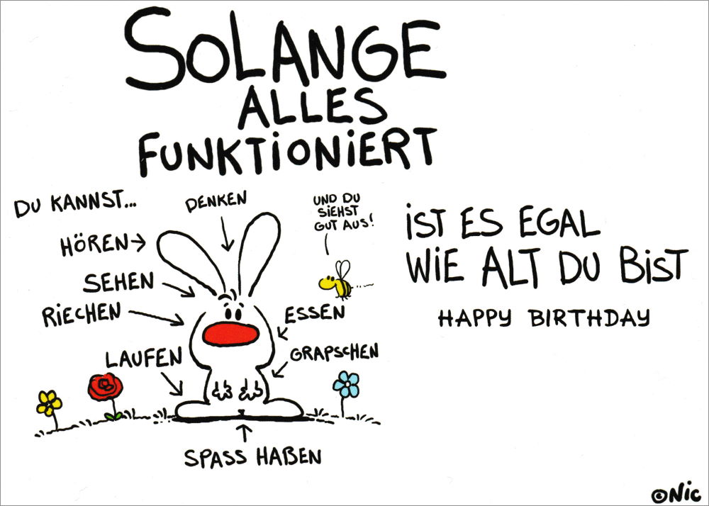 Postkarte "Solange alles funktioniert, ist es egal, wie ..." Postkarte "Solange alles funktioniert, ist es egal, wie ..."
