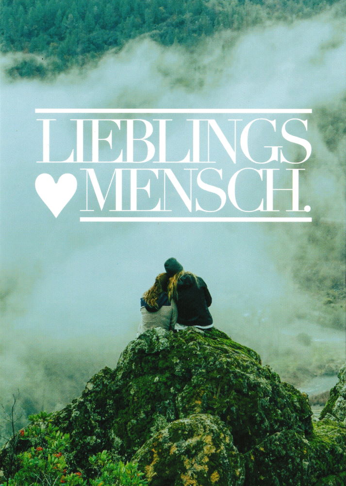 Postkarte "LIEBLINGS♥MENSCH."