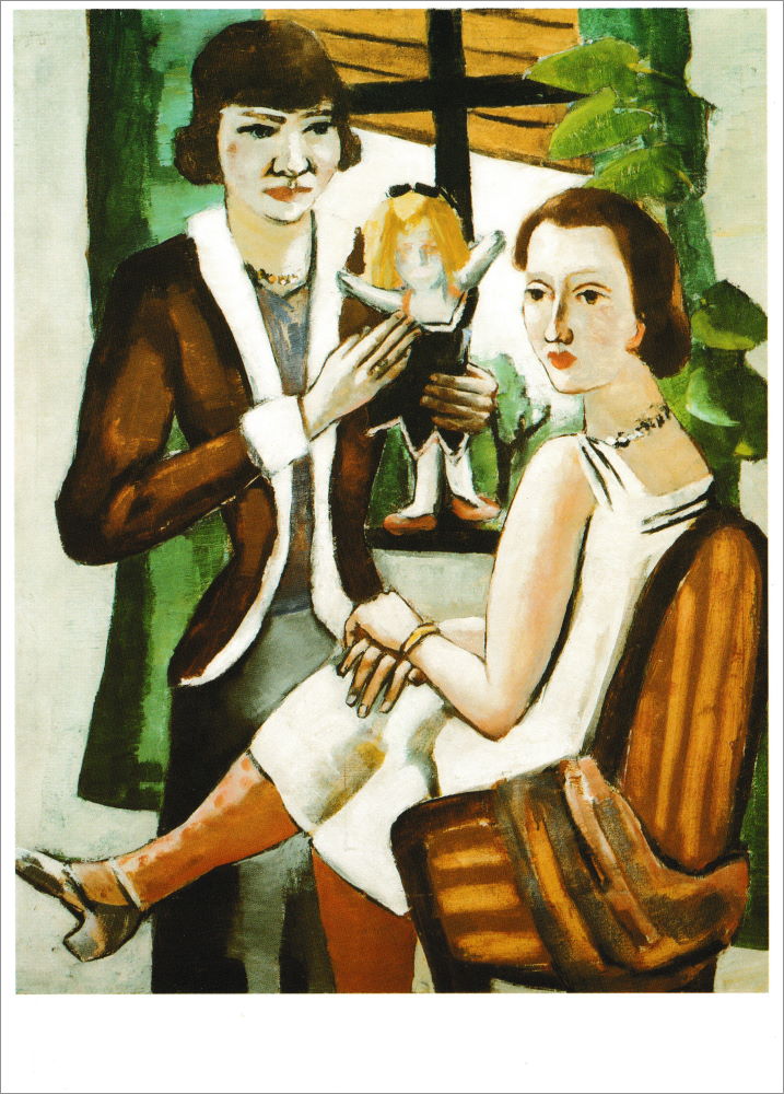Kunstkarte Max Beckmann "Damen am Fenster" Kunstkarte Max Beckmann "Damen am Fenster"