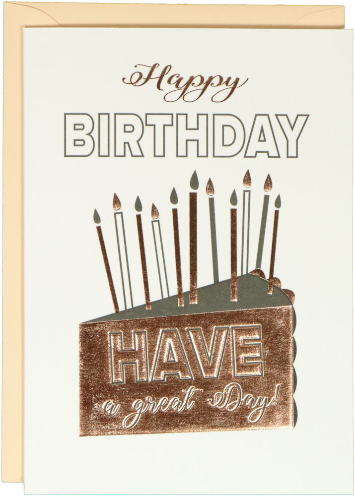 Glückwunschkarte Geburtstag: Donna May Happy Birthday - Have a great Day!