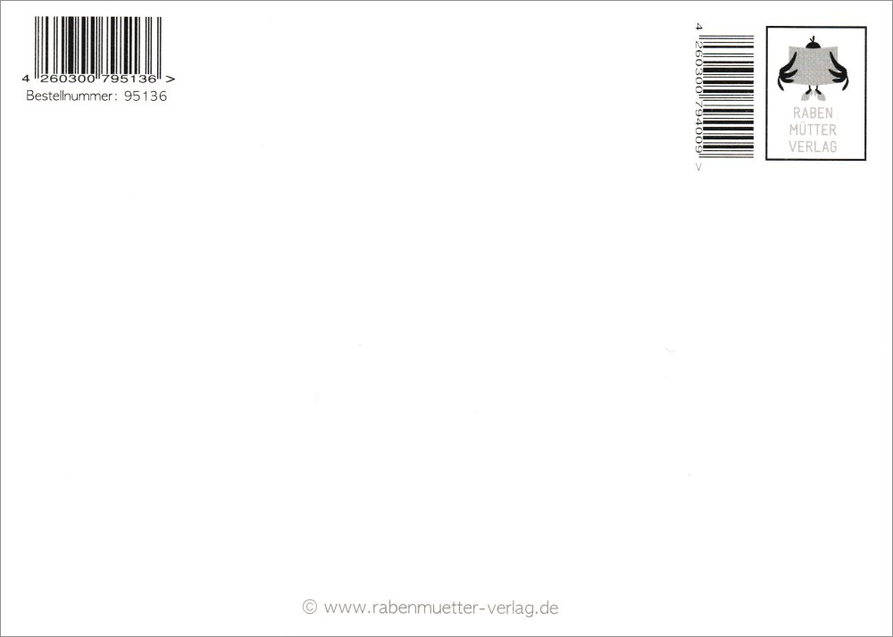 Postkarte "Kinderzimmer. Oder auch: Begehbares Wimmelbuch" (Rückseite)