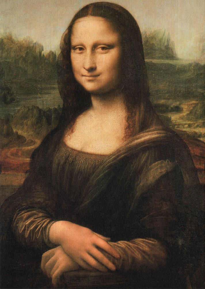 Kunstkarte Leonardo da Vinci "Mona Lisa (La Gioconda)"