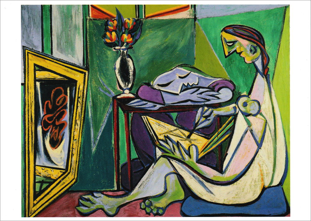 Kunstkarte Pablo Picasso "Die Muse"