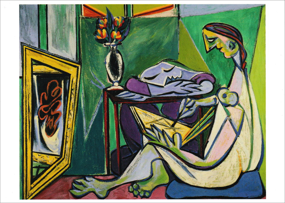 Kunstkarte Pablo Picasso "Die Muse" Kunstkarte Pablo Picasso "Die Muse"